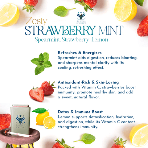 Zesty Strawberry Mint | Herbal Tea