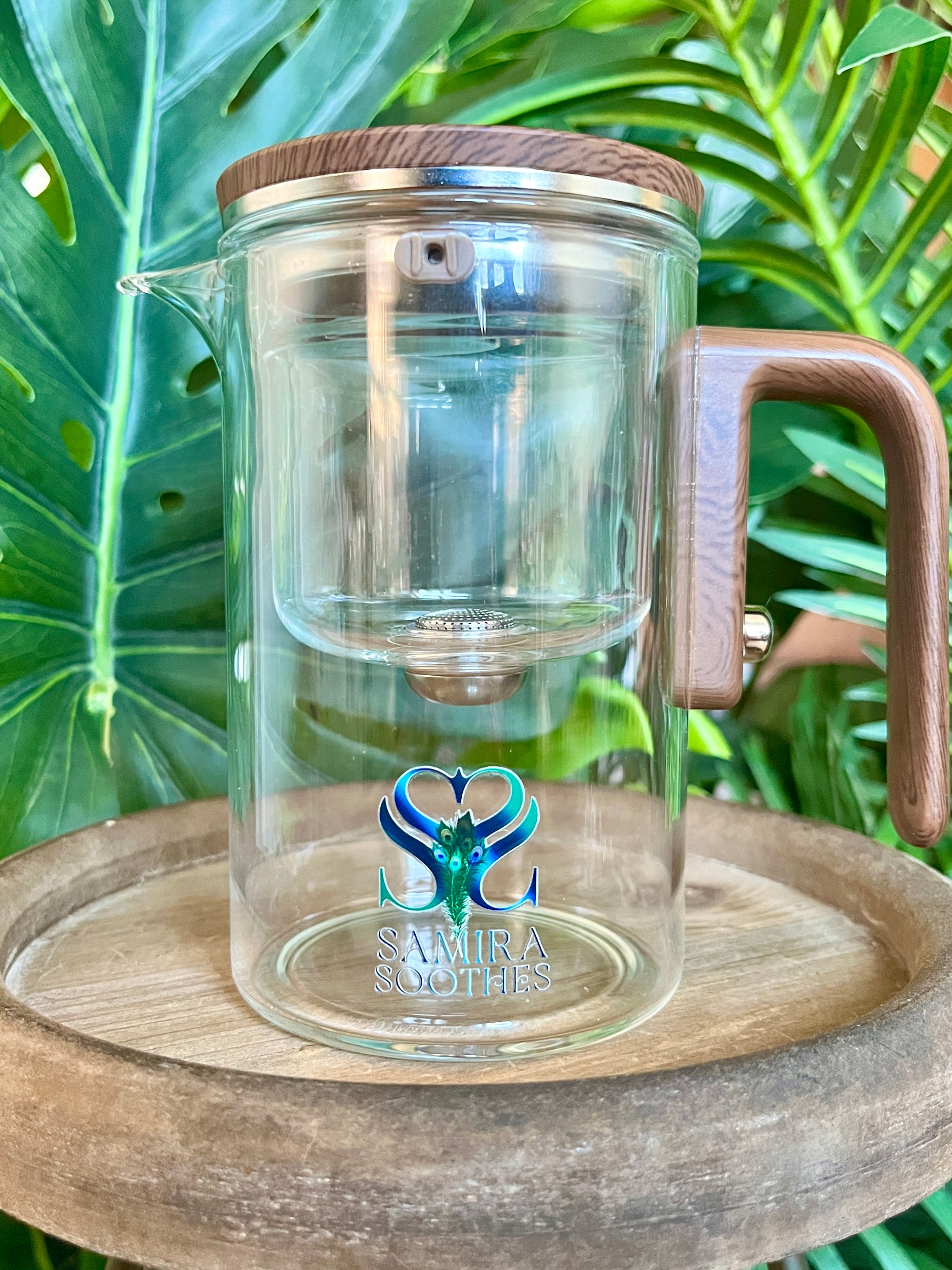 Magnetic Glass Teapot with Infuser – SamiraSoothes